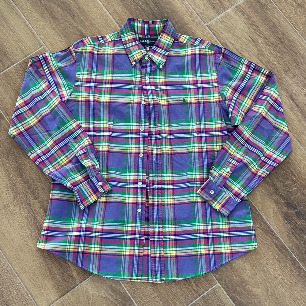 Ralph Lauren Plaid Dress Shirt
